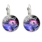 boucle d oreille loup galaxie